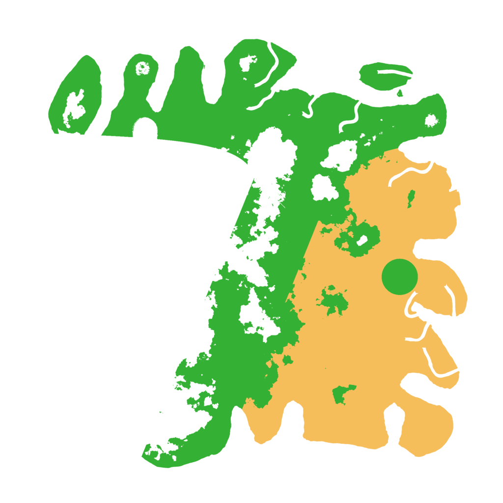Biome Rust Map: Procedural Map, Size: 3680, Seed: 12345