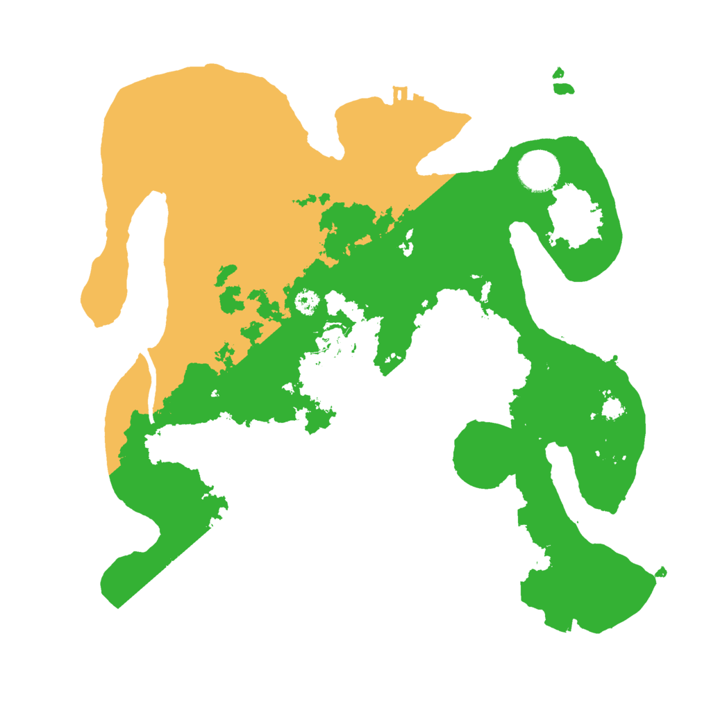Biome Rust Map: Procedural Map, Size: 3000, Seed: 625306128