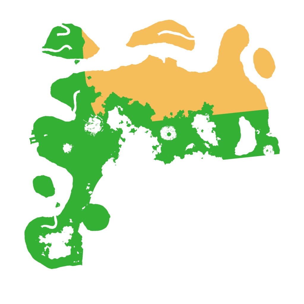 Biome Rust Map: Procedural Map, Size: 3000, Seed: 49455