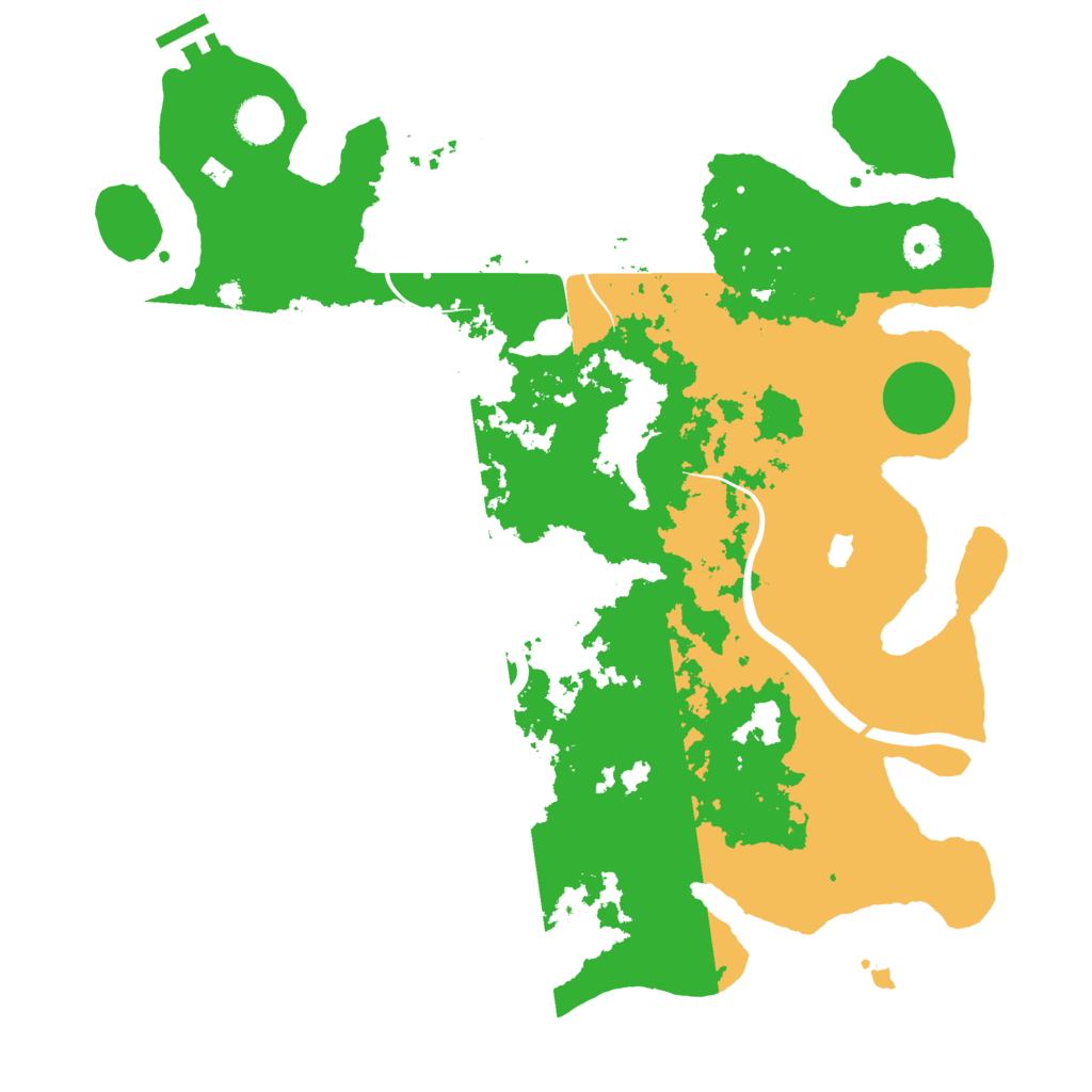 Biome Rust Map: Procedural Map, Size: 4000, Seed: 1229149007