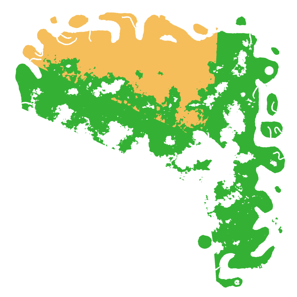 Biome Rust Map: Procedural Map, Size: 6000, Seed: 57489846