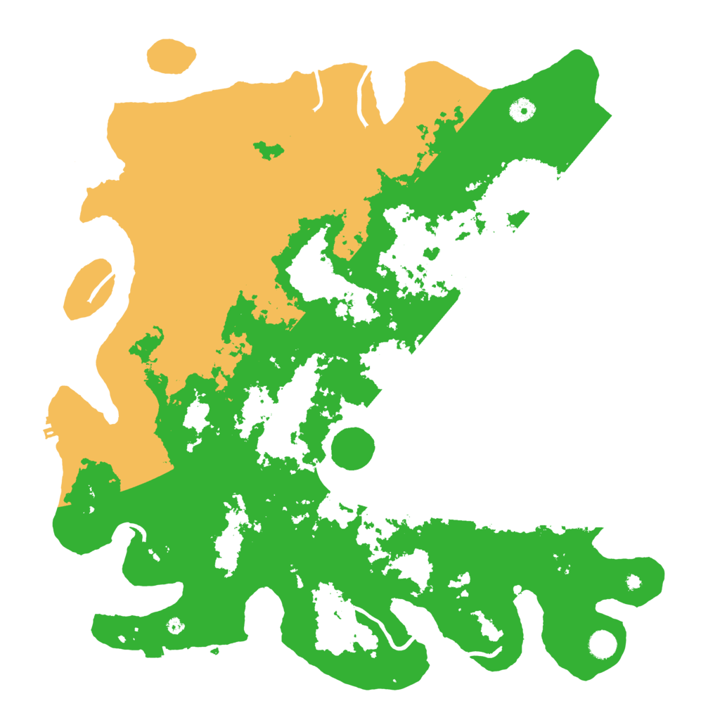 Biome Rust Map: Procedural Map, Size: 4500, Seed: 1135481317