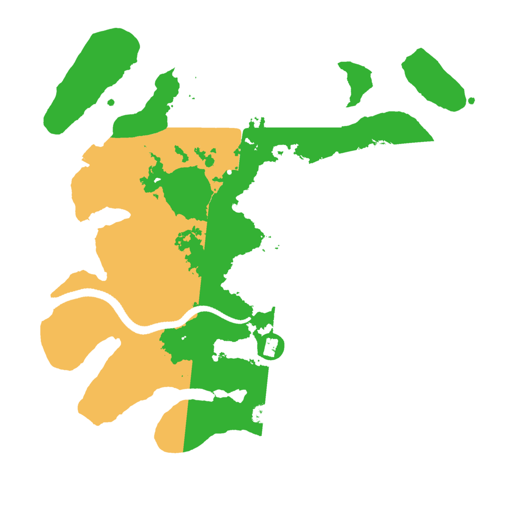 Biome Rust Map: Procedural Map, Size: 3000, Seed: 1039943871