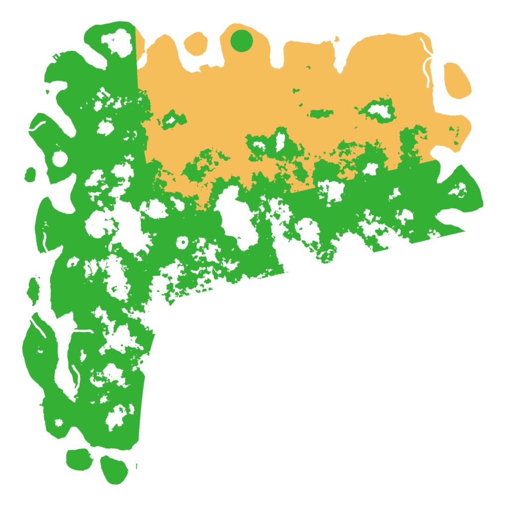 Biome Rust Map: Procedural Map, Size: 6000, Seed: 300808798
