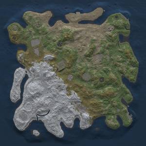 Thumbnail Rust Map: Procedural Map, Size: 4250, Seed: 1772013013, 18 Monuments