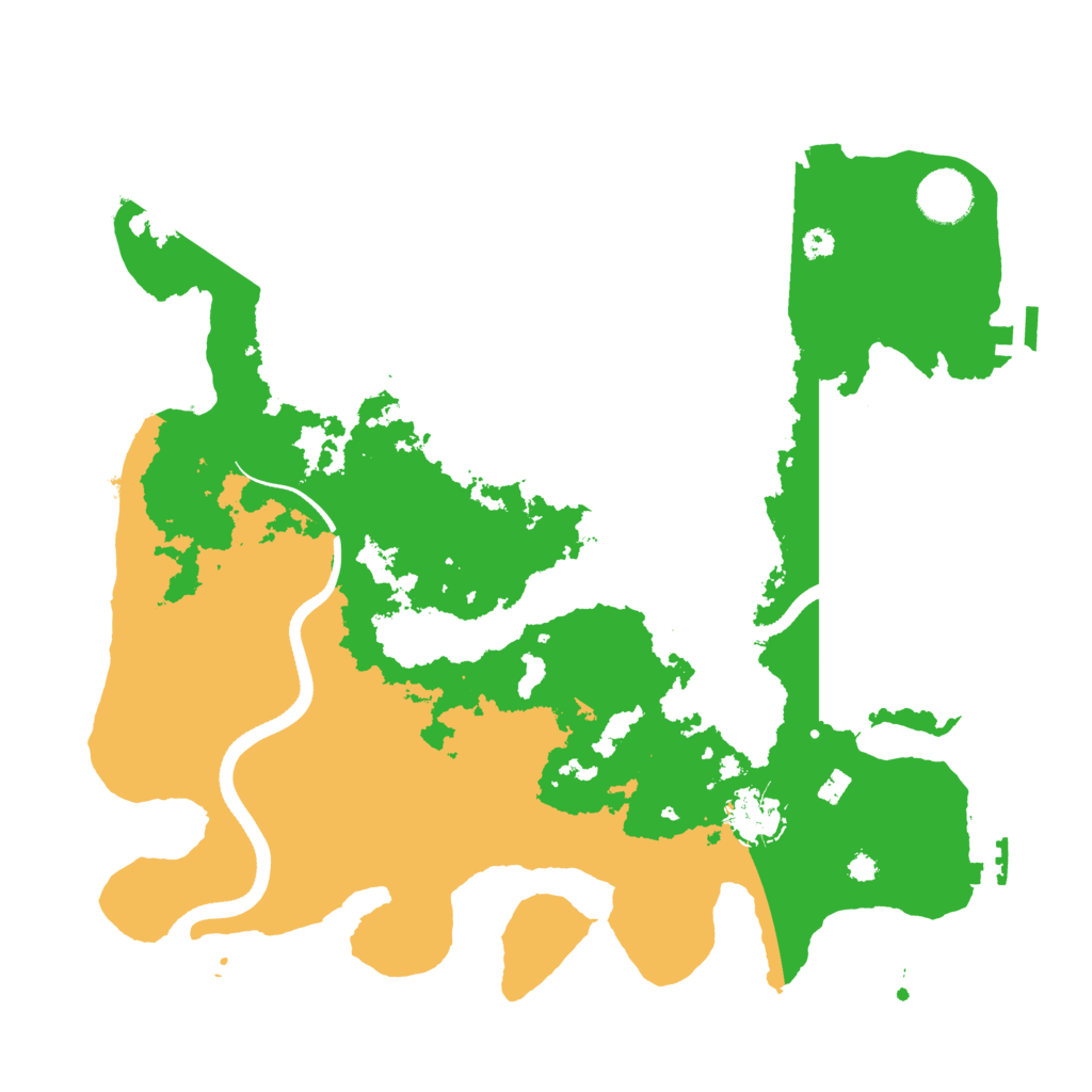 Biome Rust Map: Procedural Map, Size: 3500, Seed: 700868603