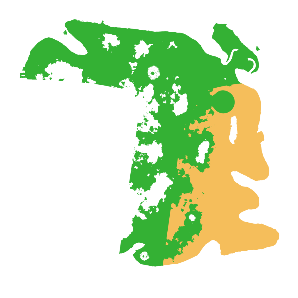 Biome Rust Map: Procedural Map, Size: 3500, Seed: 19940