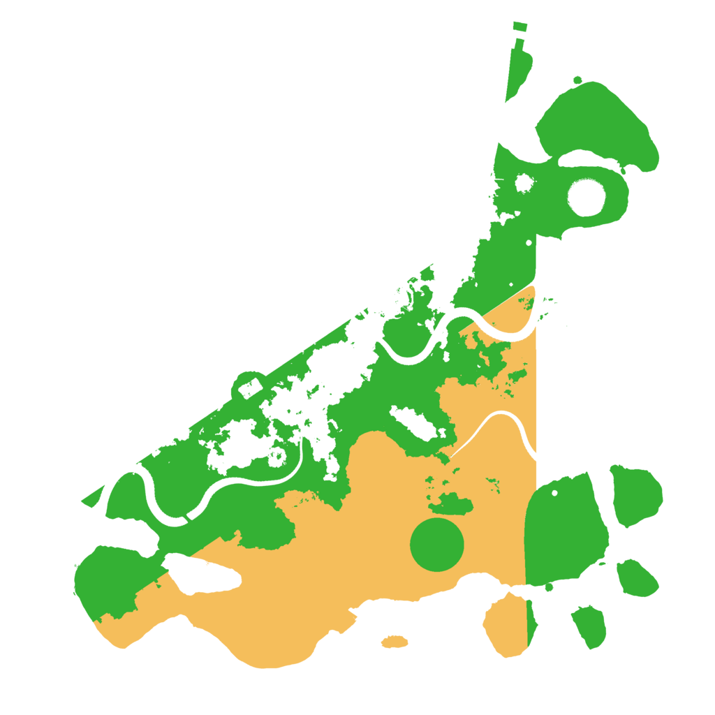 Biome Rust Map: Procedural Map, Size: 3500, Seed: 71080212