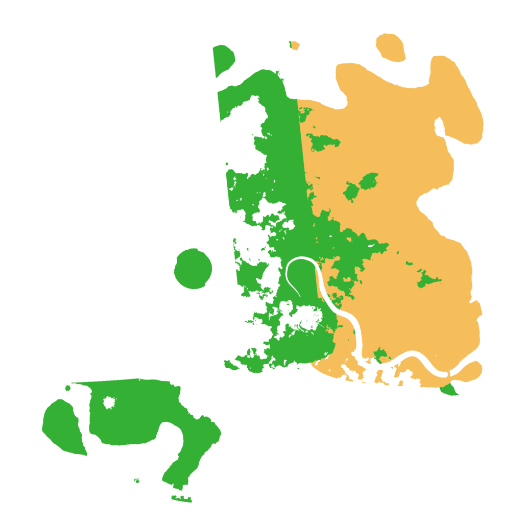Biome Rust Map: Procedural Map, Size: 3850, Seed: 3950