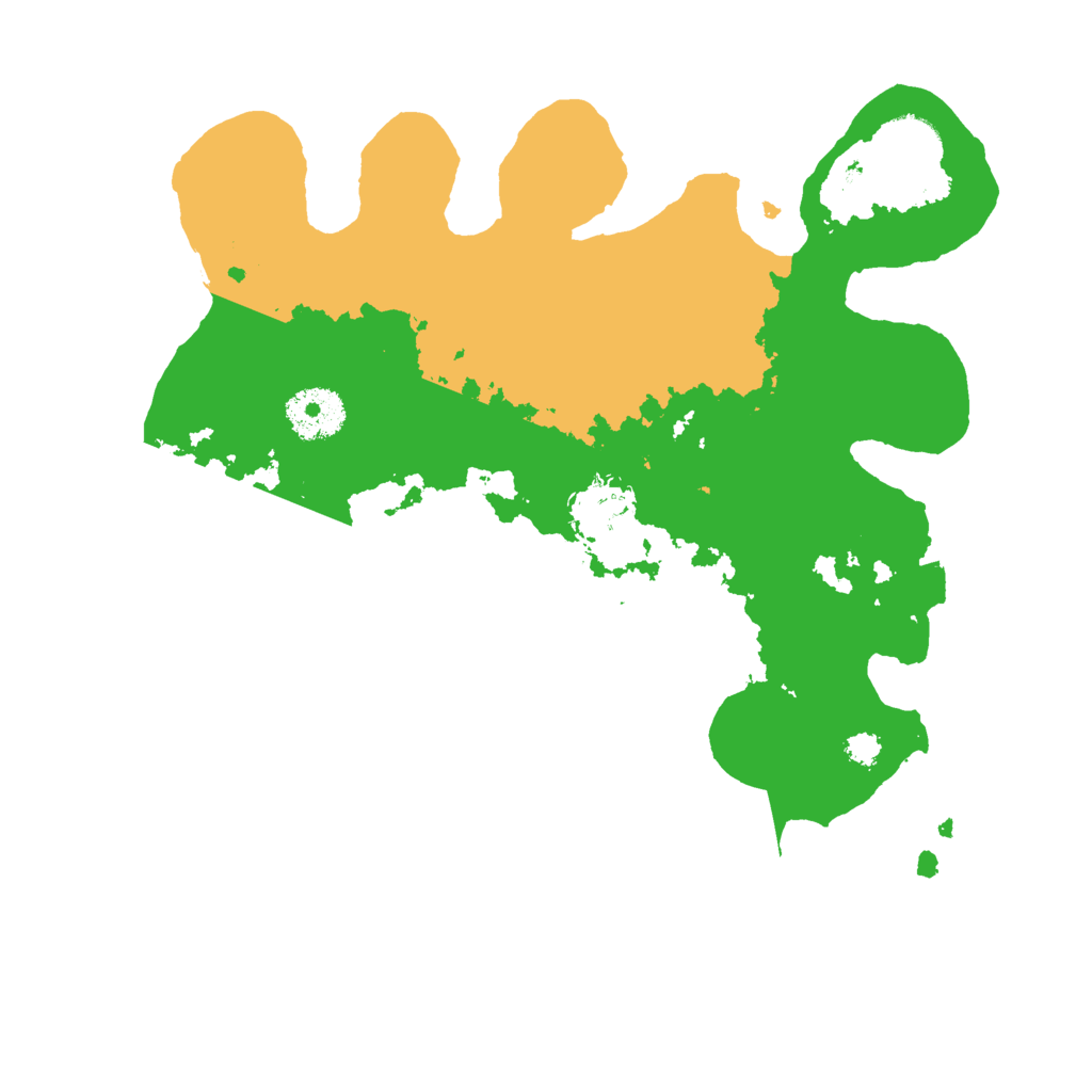 Biome Rust Map: Procedural Map, Size: 3000, Seed: 1041382052