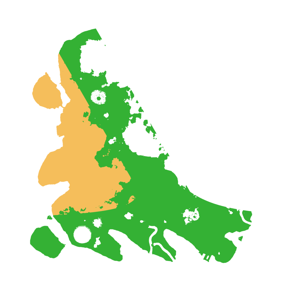 Biome Rust Map: Procedural Map, Size: 3000, Seed: 33322