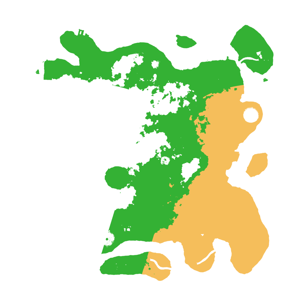 Biome Rust Map: Procedural Map, Size: 3500, Seed: 911088088