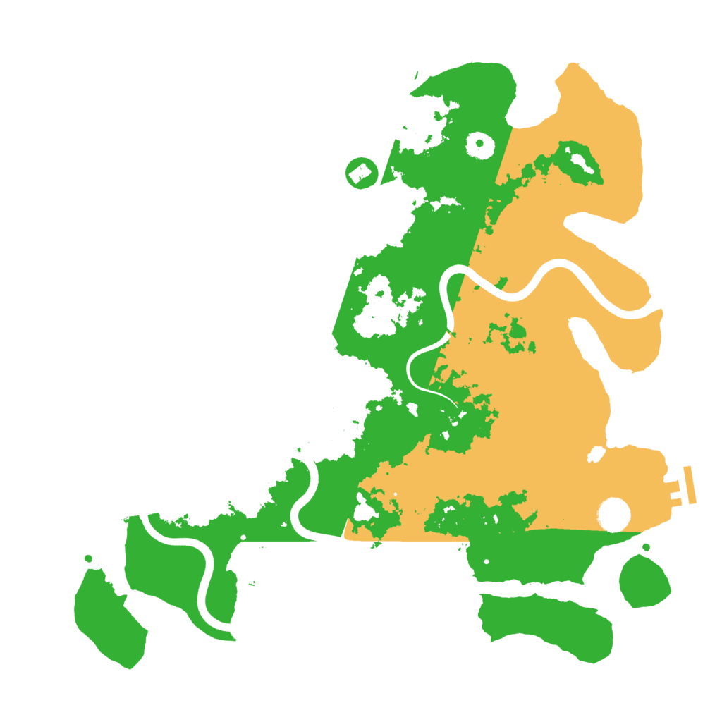 Biome Rust Map: Procedural Map, Size: 3850, Seed: 1088435584