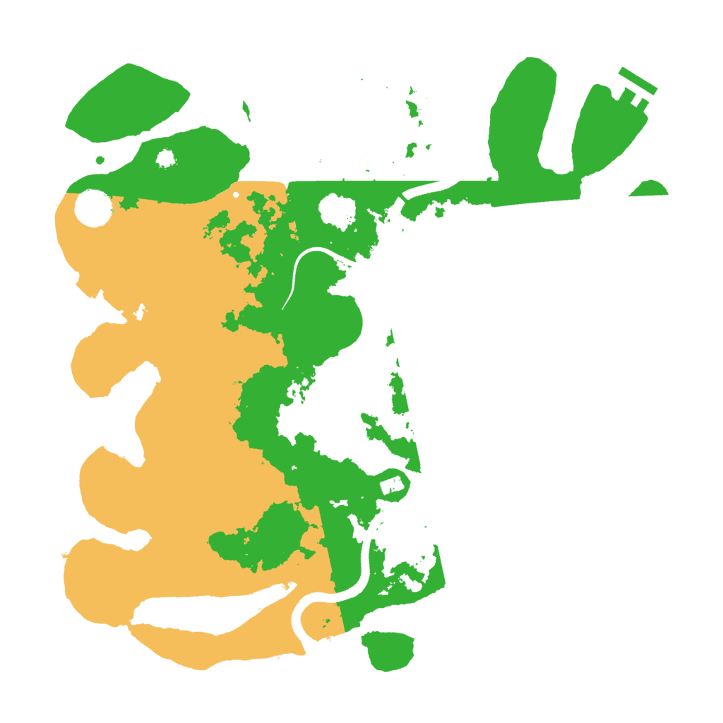 Biome Rust Map: Procedural Map, Size: 3500, Seed: 1643404676