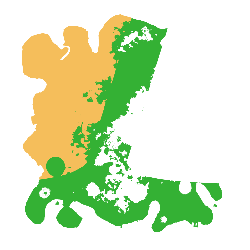 Biome Rust Map: Procedural Map, Size: 3500, Seed: 108512331