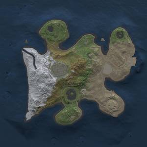 Thumbnail Rust Map: Procedural Map, Size: 2000, Seed: 790377258, 5 Monuments
