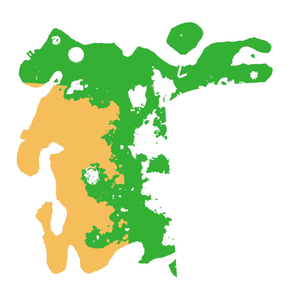 Biome Rust Map: Procedural Map, Size: 3500, Seed: 206617184