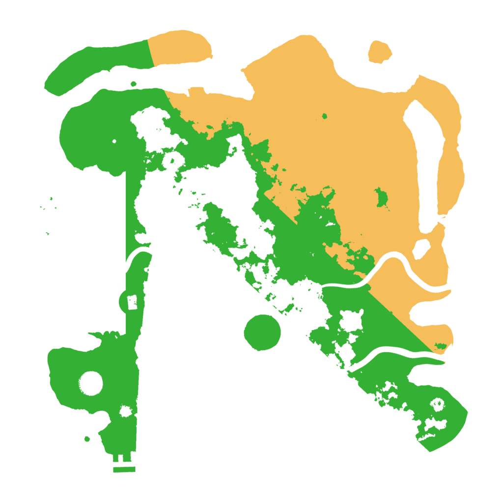 Biome Rust Map: Procedural Map, Size: 3750, Seed: 87437945