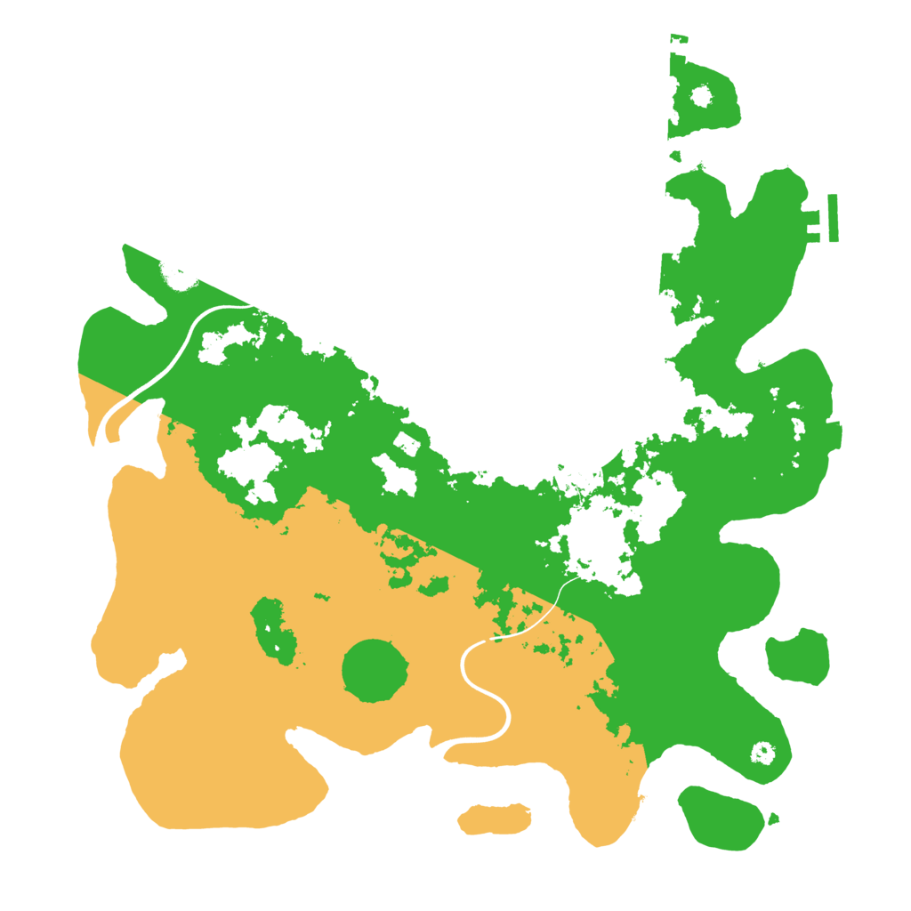 Biome Rust Map: Procedural Map, Size: 3850, Seed: 999225024
