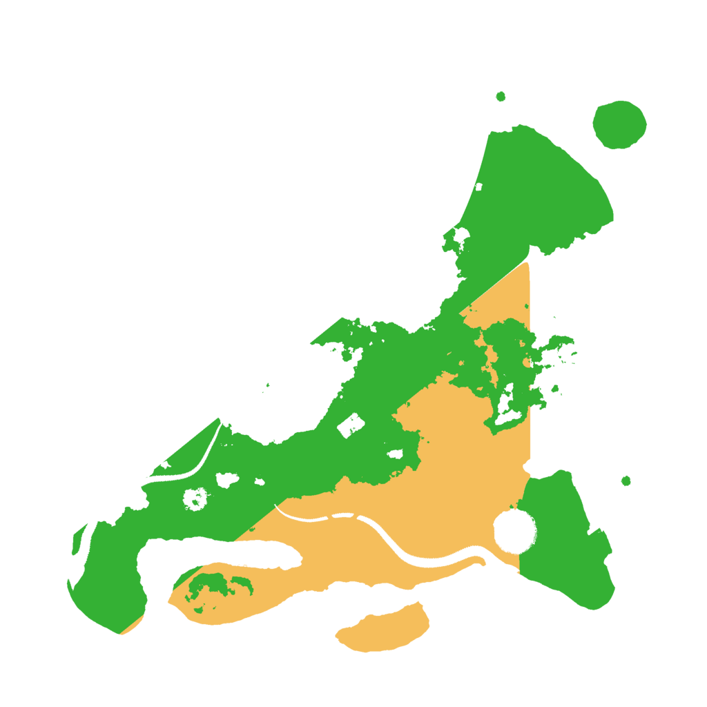 Biome Rust Map: Procedural Map, Size: 3000, Seed: 467365979