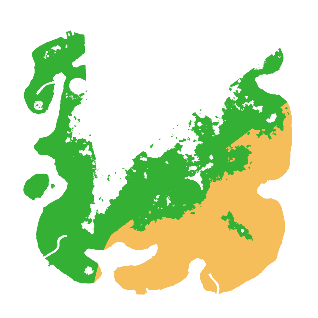 Biome Rust Map: Procedural Map, Size: 3500, Seed: 1321189885