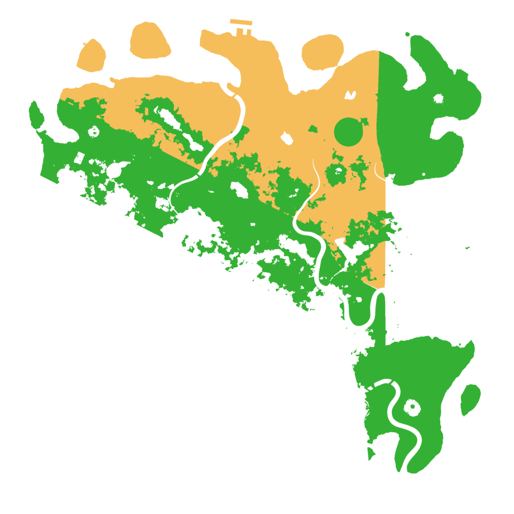 Biome Rust Map: Procedural Map, Size: 4700, Seed: 601853772