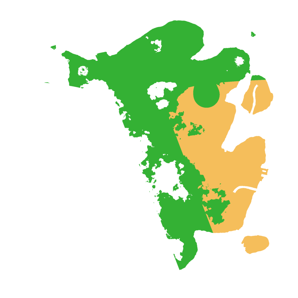 Biome Rust Map: Procedural Map, Size: 3000, Seed: 19837
