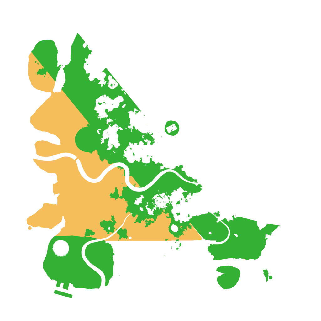 Biome Rust Map: Procedural Map, Size: 3500, Seed: 1860049110