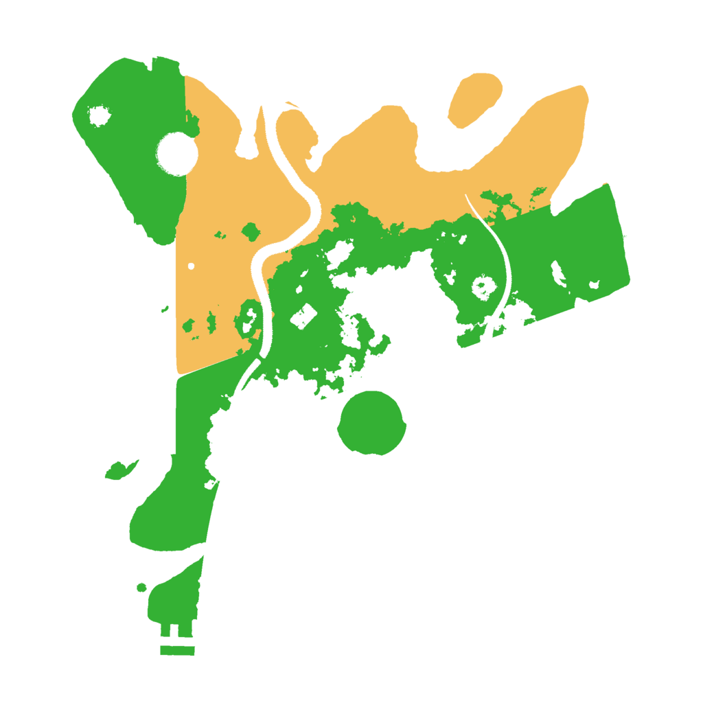 Biome Rust Map: Procedural Map, Size: 3000, Seed: 29626