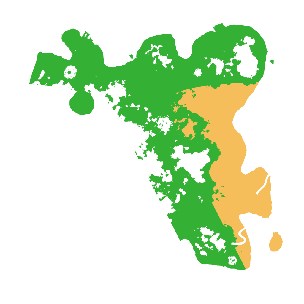 Biome Rust Map: Procedural Map, Size: 3500, Seed: 534225741