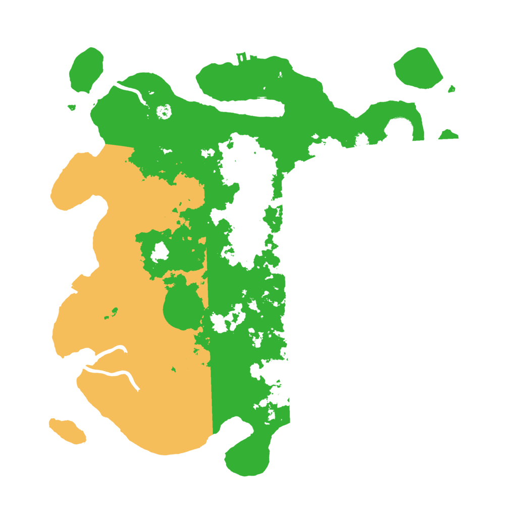 Biome Rust Map: Procedural Map, Size: 3500, Seed: 1081068052