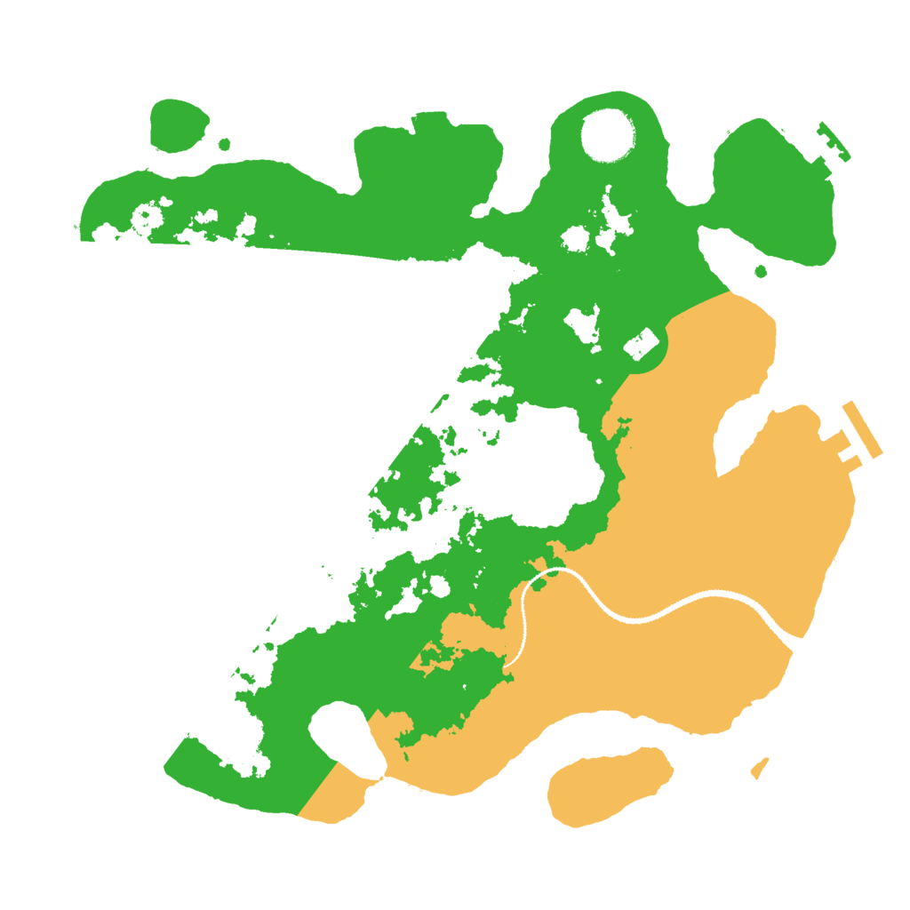 Biome Rust Map: Procedural Map, Size: 3000, Seed: 37373737