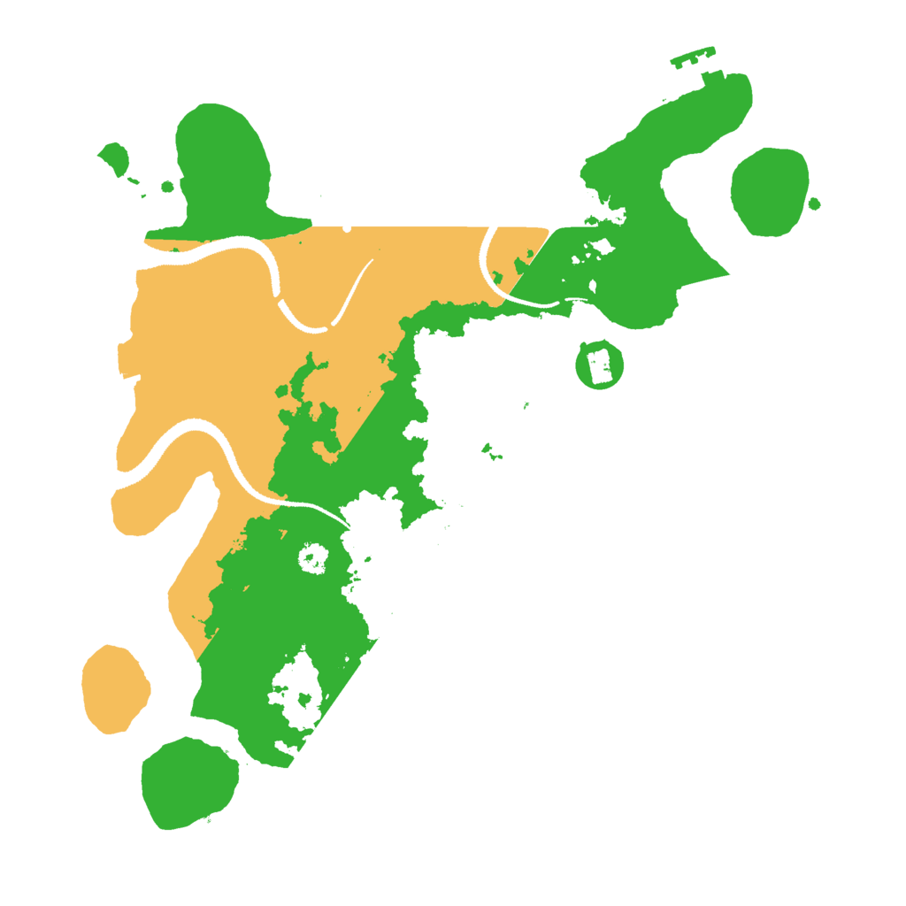 Biome Rust Map: Procedural Map, Size: 3000, Seed: 735068605