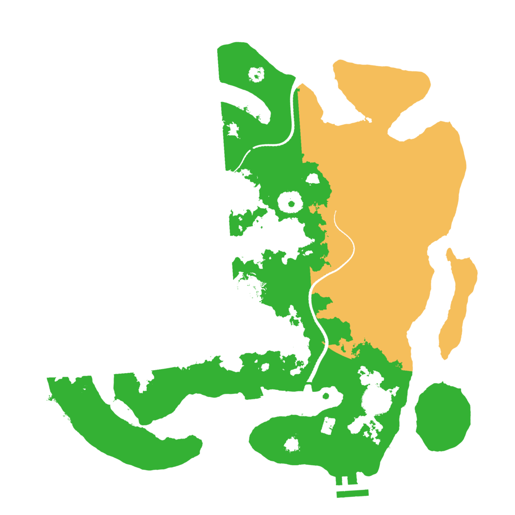 Biome Rust Map: Procedural Map, Size: 3250, Seed: 1854064513
