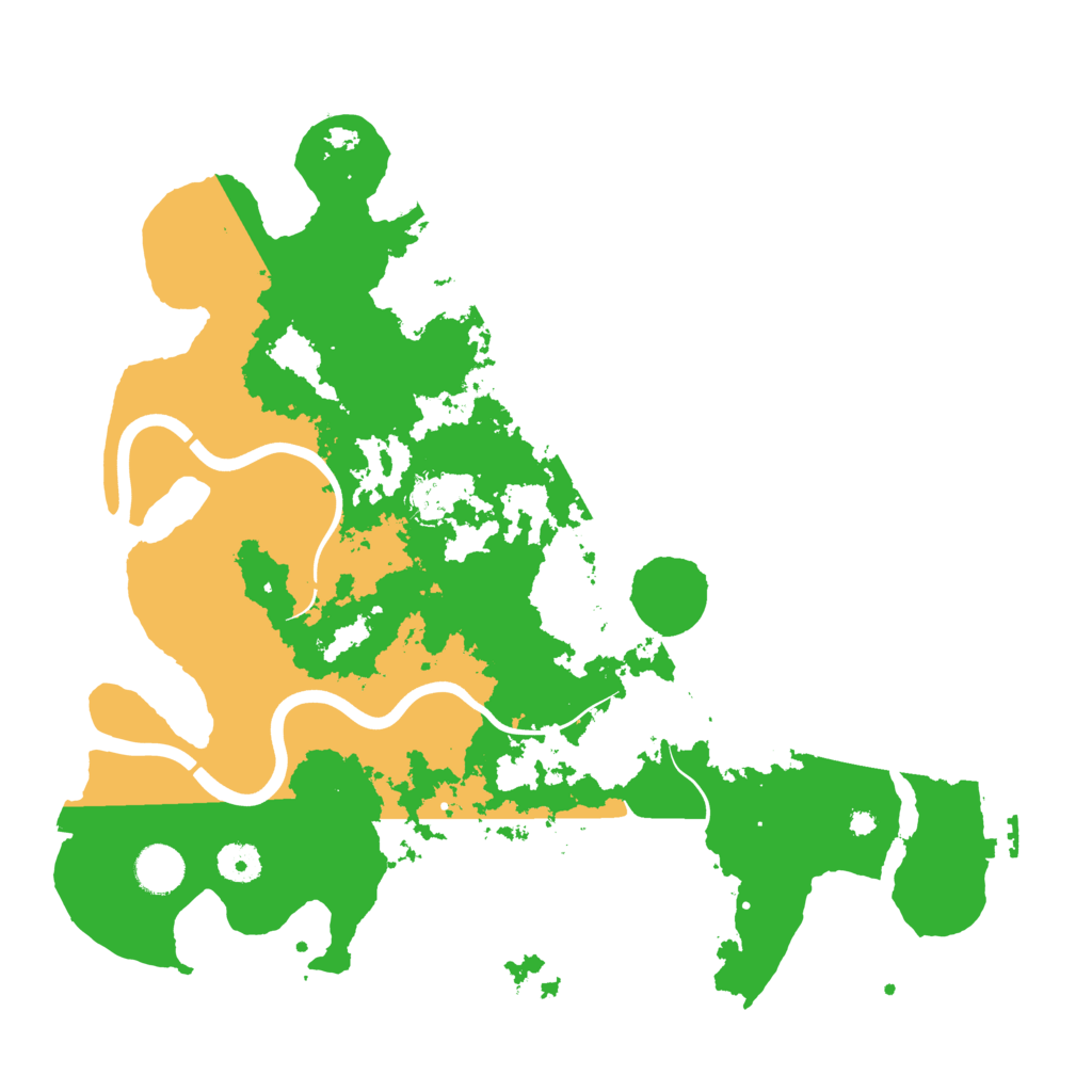Biome Rust Map: Procedural Map, Size: 3900, Seed: 1799486843