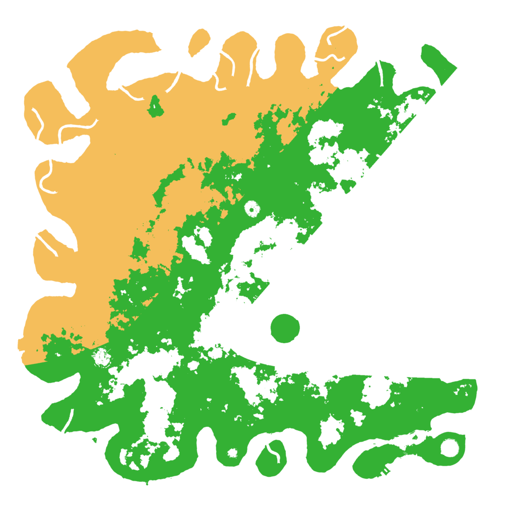 Biome Rust Map: Procedural Map, Size: 5000, Seed: 29883