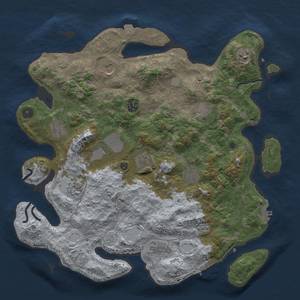 Thumbnail Rust Map: Procedural Map, Size: 4000, Seed: 589757184, 19 Monuments