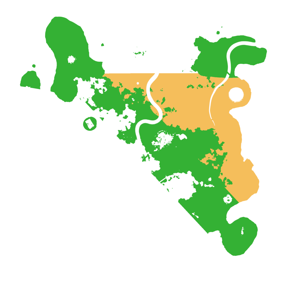 Biome Rust Map: Procedural Map, Size: 3500, Seed: 1110153904