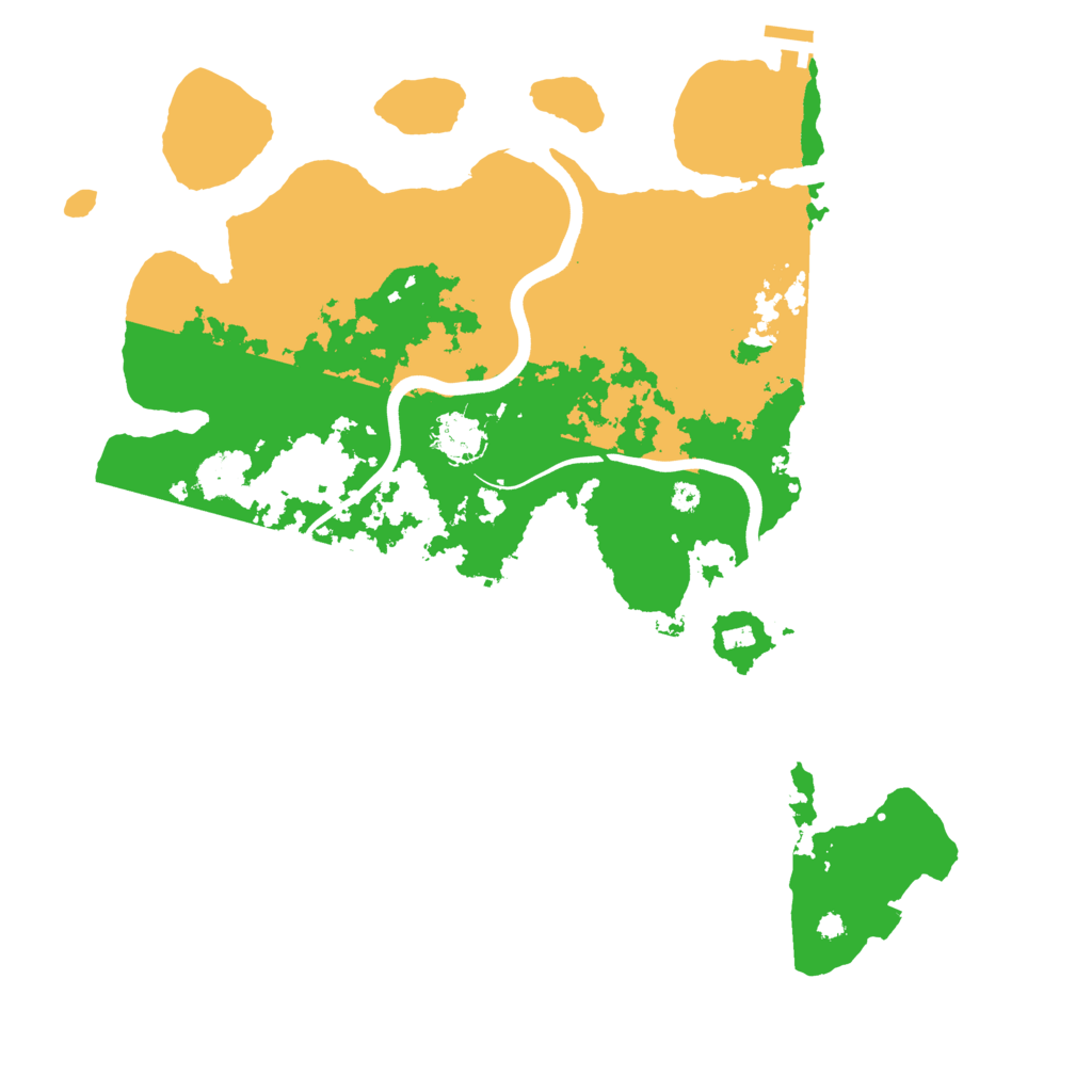 Biome Rust Map: Procedural Map, Size: 3800, Seed: 44042951