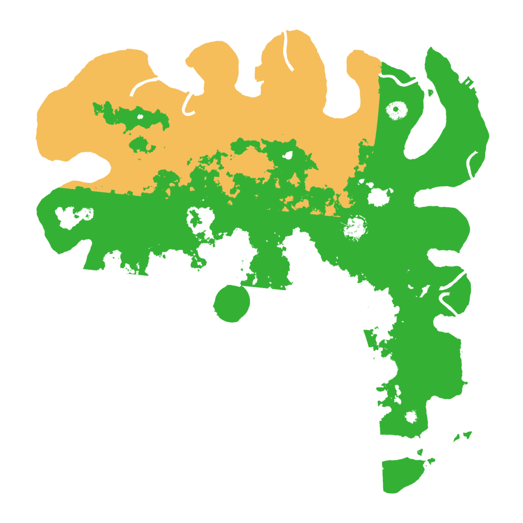Biome Rust Map: Procedural Map, Size: 4000, Seed: 1829904428