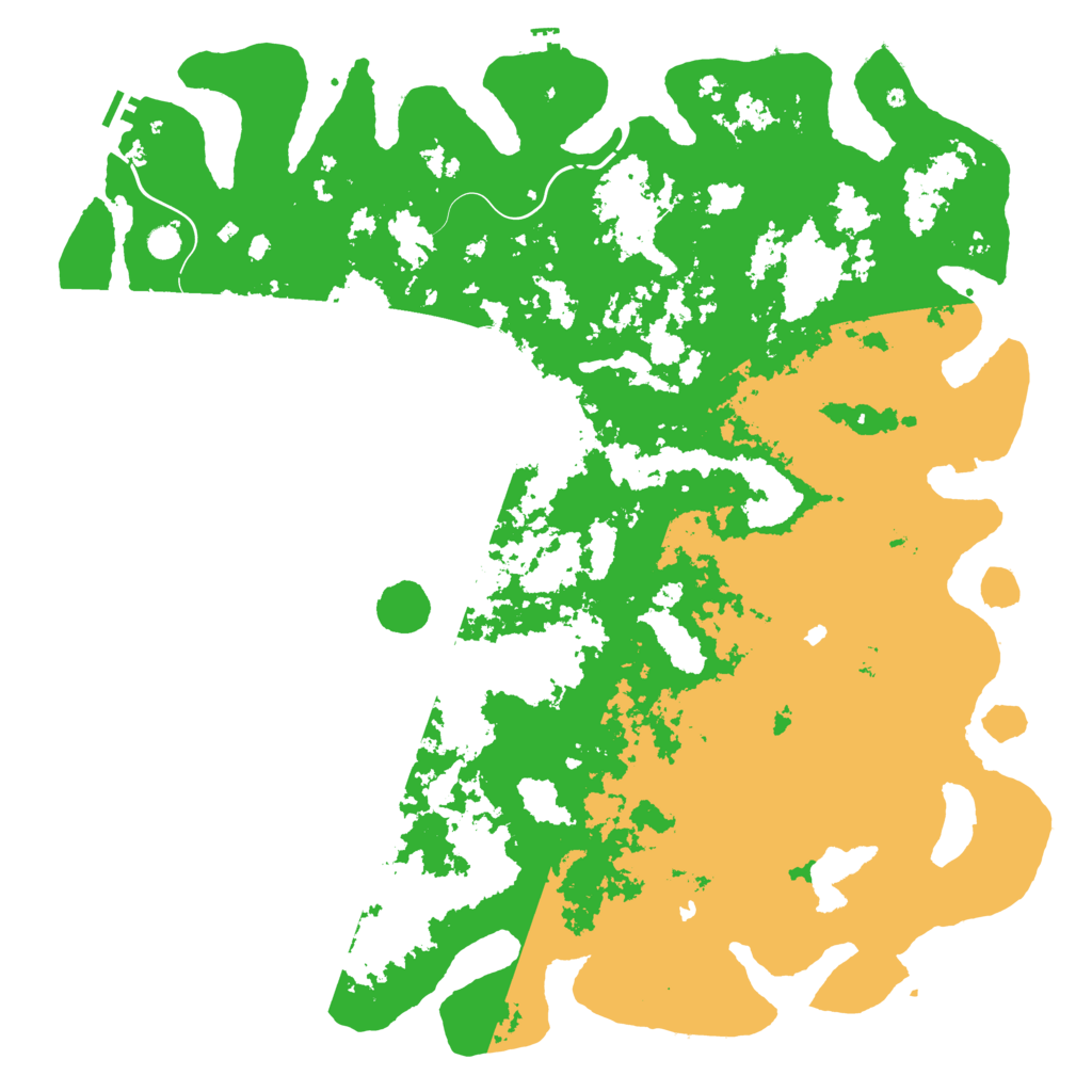 Biome Rust Map: Procedural Map, Size: 5800, Seed: 658004767