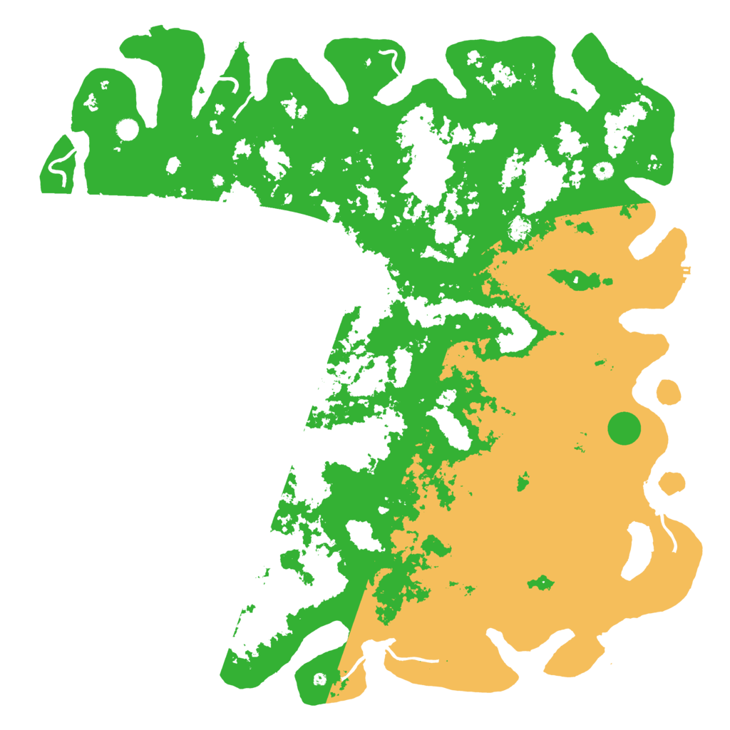 Biome Rust Map: Procedural Map, Size: 5800, Seed: 658004767