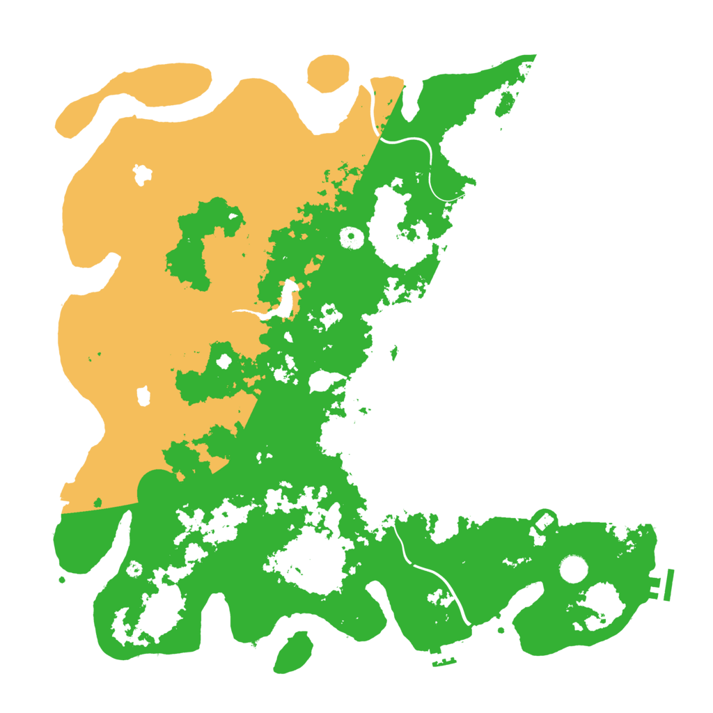 Biome Rust Map: Procedural Map, Size: 4500, Seed: 412024