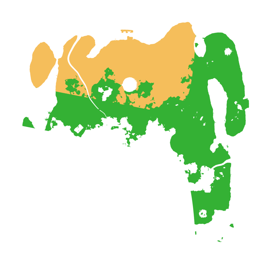 Biome Rust Map: Procedural Map, Size: 3300, Seed: 1282400209