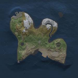 Thumbnail Rust Map: Procedural Map, Size: 1800, Seed: 1757333826, 4 Monuments