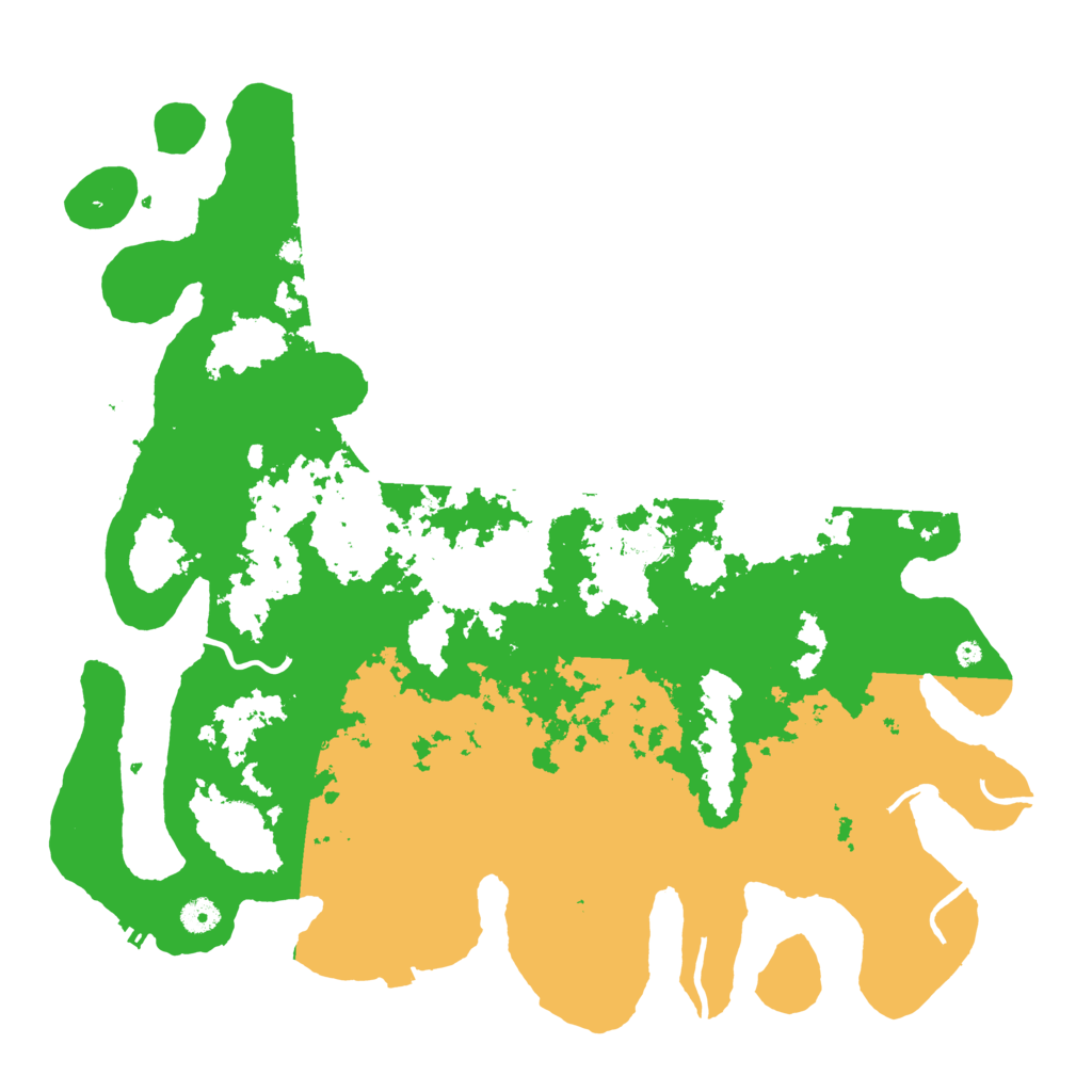 Biome Rust Map: Procedural Map, Size: 4500, Seed: 1845752955