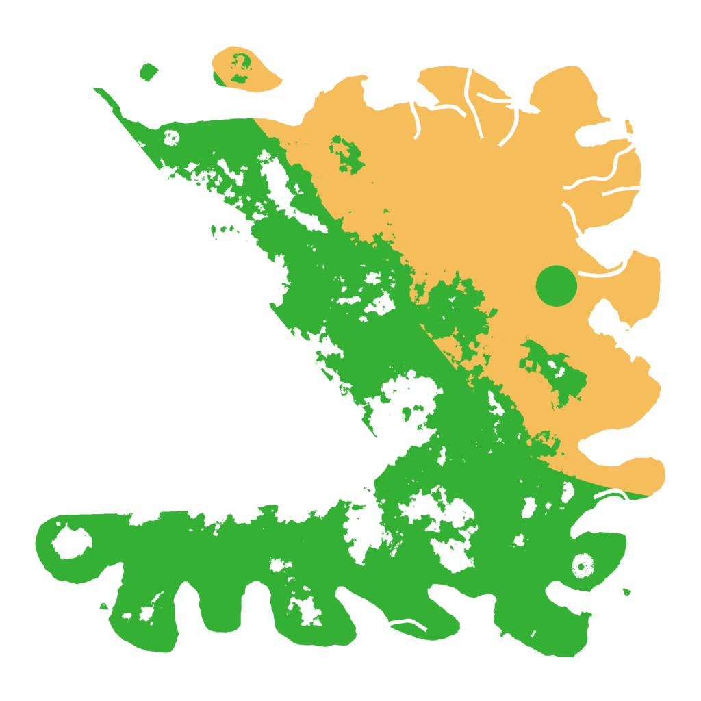 Biome Rust Map: Procedural Map, Size: 4500, Seed: 4578562