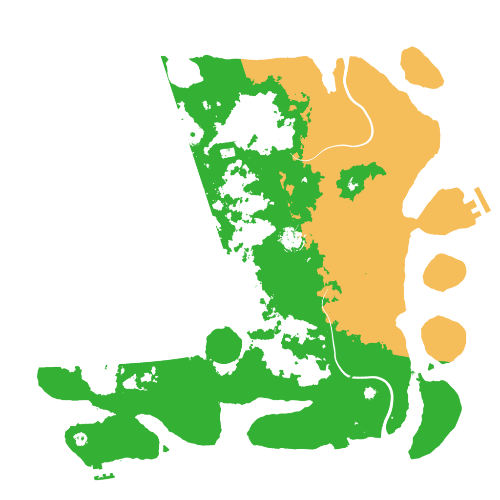 Biome Rust Map: Procedural Map, Size: 3750, Seed: 44231233