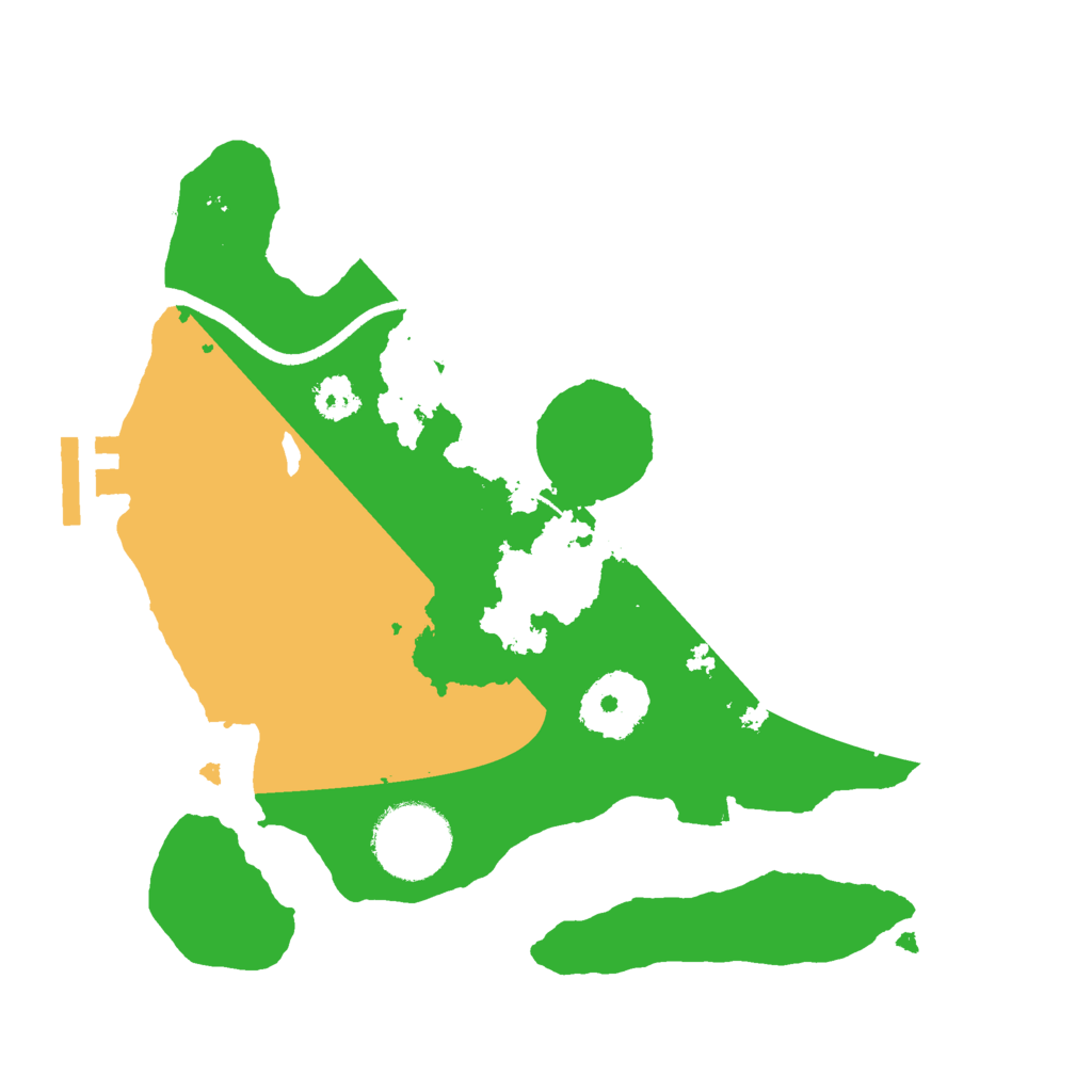 Biome Rust Map: Procedural Map, Size: 2500, Seed: 1145279975