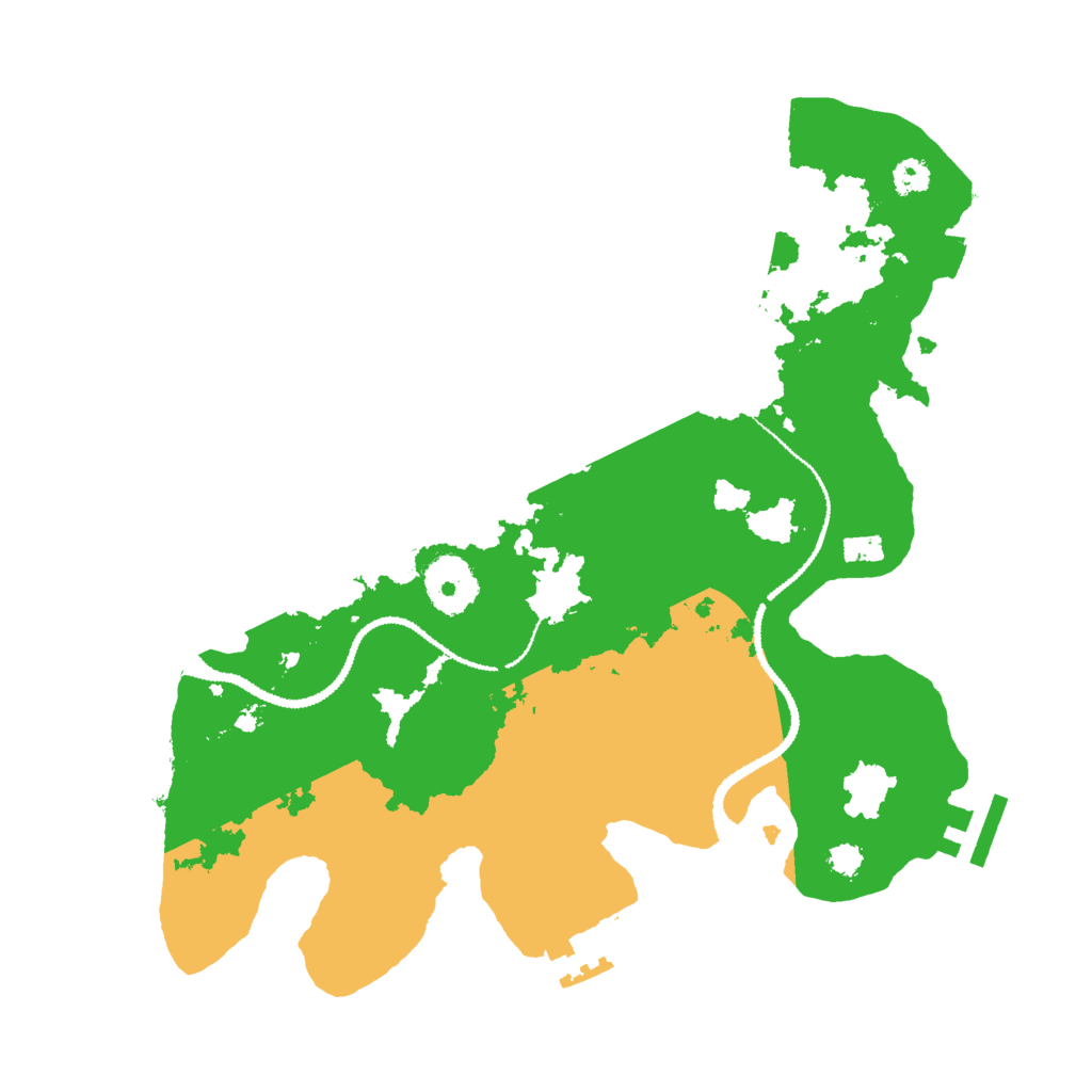 Biome Rust Map: Procedural Map, Size: 3000, Seed: 8321540